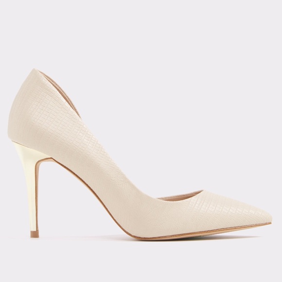 aldo beige heels